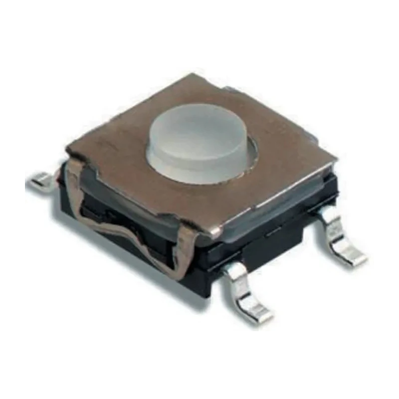 C & K IP67 Tactile Switch Tactile 0.57 mm Actuator Length SPST 50mA 24 V dc Surface Mount Y31B51113FPLFS