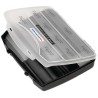 HellermannTyton Heat Shrink Tubing, Clear and Black, 12 mm Sleeve Diameter x 80 mm 380-03004 ShrinKit 321-A Basic-PO-X-BK/CL