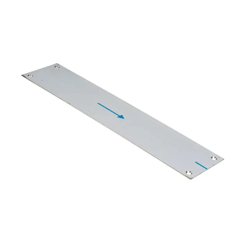 RS PRO Stainless Steel Screw Push Plate 330mm Length 894-6948