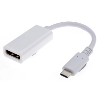 RS PRO USB 3.1 C Type Male to DP Female USB Video Adapter 895-0543