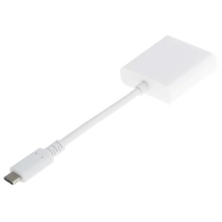 RS PRO USB 3.1 C Type Male to HDMI Female Adapter, EN 61340, White, Model 895-0546