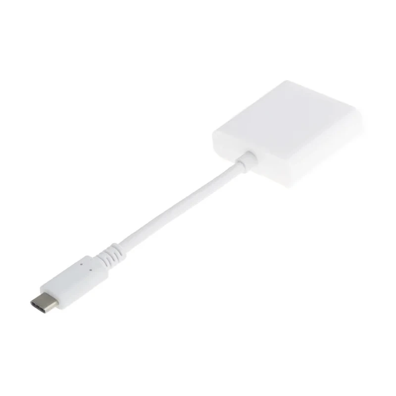 RS PRO USB 3.1 C Type Male to HDMI Female Adapter, EN 61340, White, Model 895-0546