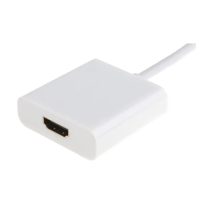 RS PRO USB 3.1 C Type Male to HDMI Female Adapter, EN 61340, White, Model 895-0546