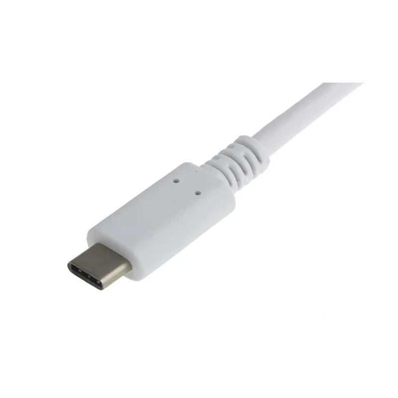 RS PRO USB 3.1 C Type Male to HDMI Female Adapter, EN 61340, White, Model 895-0546