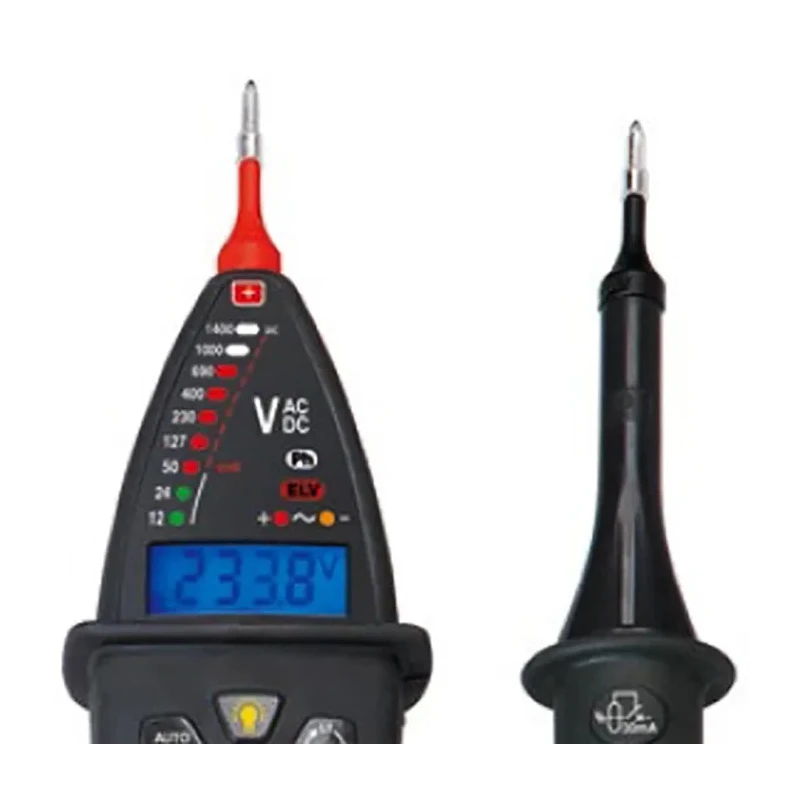Chauvin Arnoux LED Voltage Tester CAT IV 1000 V AC, 1400V DC, Continuity Check, Battery Powered P01191773