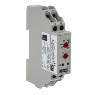 Dold DIN Rail Timer Relay 1-Contact Off Delay 24 V dc 24V ac 240 V ac 0.3 s to 30 h SPDT Switch Configuration 896-6822