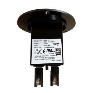 RS PRO 6 Digit Analogue Hour Meter Panel Mount 264V AC Up Counting Model 896-6917