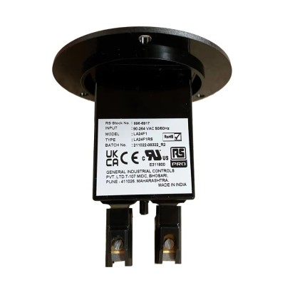 RS PRO 6 Digit Analogue Hour Meter Panel Mount 264V AC Up Counting Model 896-6917