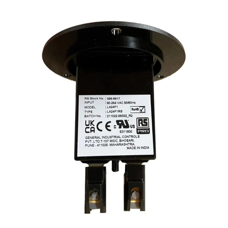 RS PRO 6 Digit Analogue Hour Meter Panel Mount 264V AC Up Counting Model 896-6917