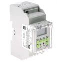 RS PRO Digital DIN Rail Time Switch 12V DC Single Channel SPDT Contact 6-Year Battery Life 896-6891