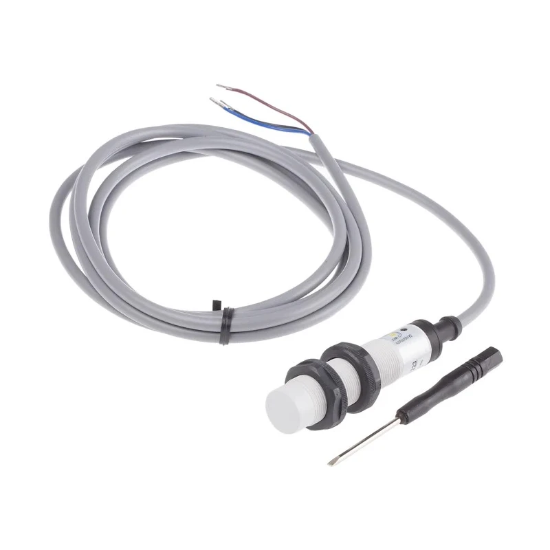 RS PRO Threaded Barrel Capacitive Proximity Sensor 8 mm, M18 x 1 NPN 200mA 30V AC/DC 896-7223