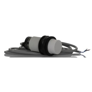 RS PRO Threaded Barrel Capacitive Proximity Sensor M30 x 1.5 15 mm Detection 2-Wire 100mA 300mA 250V AC DC 896-7279