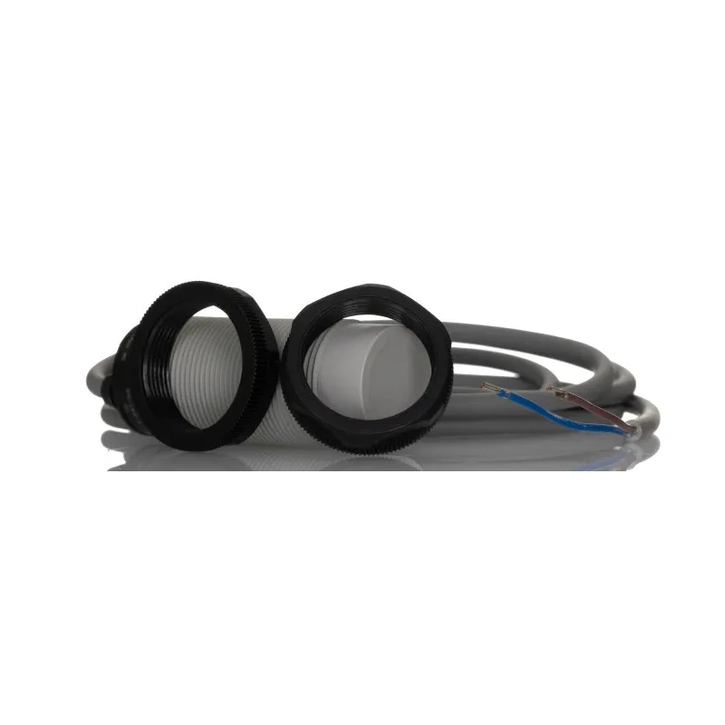 RS PRO Threaded Barrel Capacitive Proximity Sensor M30 x 1.5 15 mm Detection 2-Wire 100mA 300mA 250V AC DC 896-7279