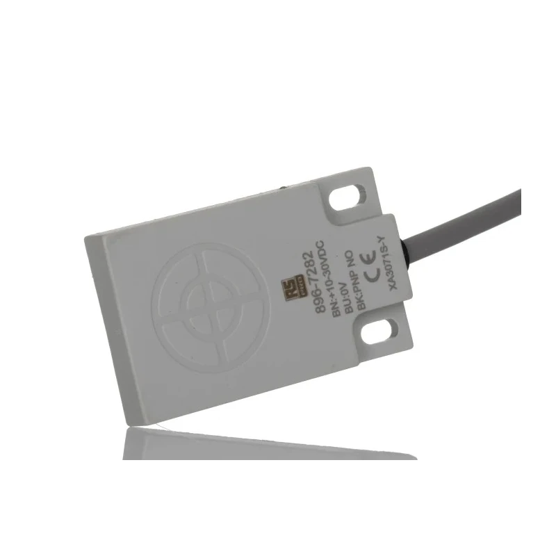 RS PRO Capacitive Proximity Sensor Block Style 8 mm Detection Range PNP Output 200mA 30V AC/DC 50x30x7 mm 896-7282