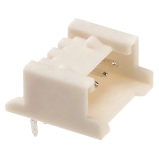 Molex Sherlock Series Right Angle Through Hole PCB Header 4 Contacts 2 mm Pitch 1 Row Shrouded 35363-0460