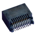 Molex Pluggable I/O Connector SFP+ Connector Female Solder 1 Port 20-Position 30V Copper Alloy Contacts 74441-0010