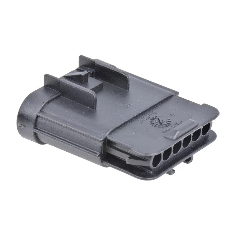 Delphi GT 150 Automotive Connector Male Black Cable 6 Way Crimp Termination 15397579