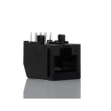 Molex RJ45 Connector Female Through Hole Cat3 Unshielded Right Angle 2 Port 1 Way 