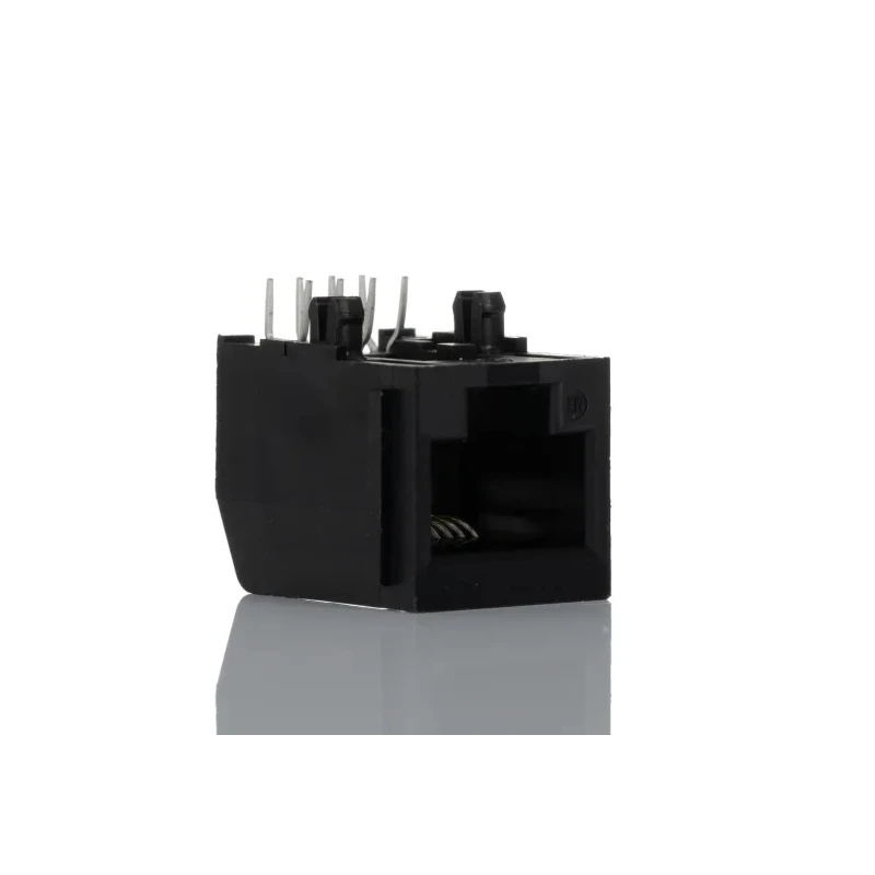 Molex RJ45 Connector Female Through Hole Cat3 Unshielded Right Angle 2 Port 1 Way 