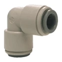 John Guest Plastic Pipe Fitting Push Fit Elbow 1/4 in Metric Acetal 10 bar PI0308S