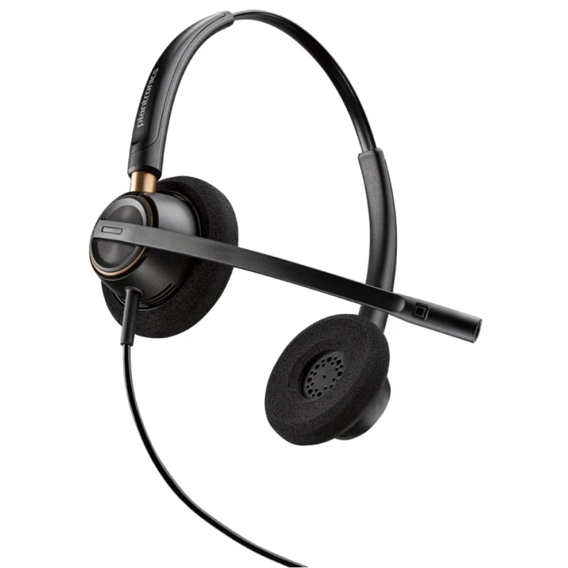 Plantronics Over-the-Head On Ear Headset Black HW520