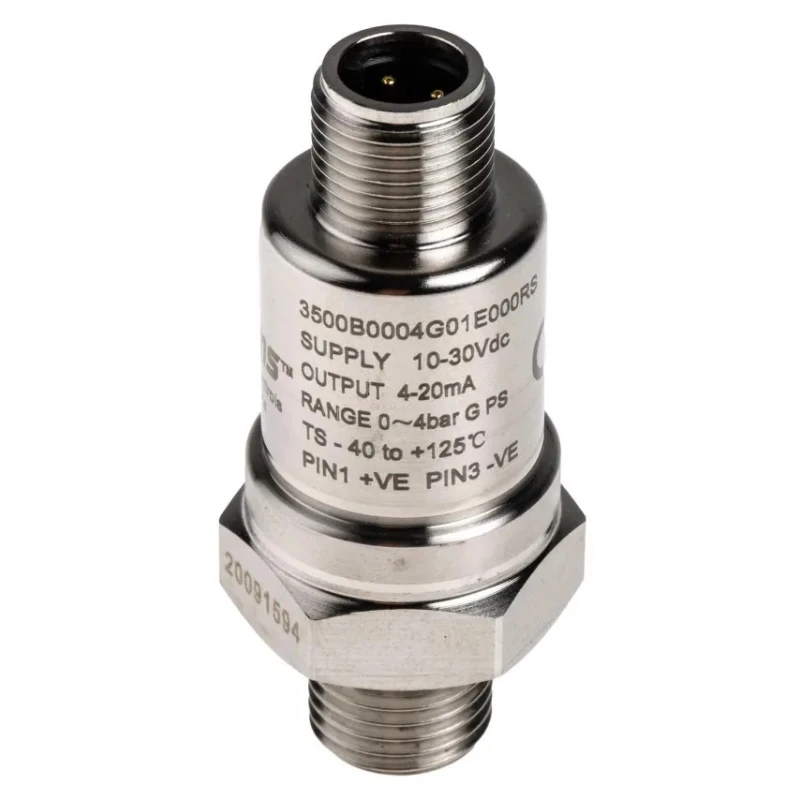 Gems Sensors 35XX Series Compact Low Pressure Sensor Current Output Relative Reading 4 bar 3500B0004G01E000