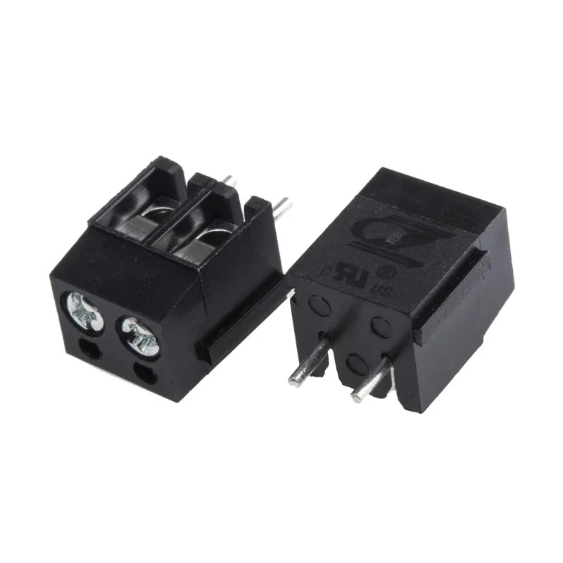 RS PRO 2-Contact 5 mm Pitch PCB Terminal Block, Straight Orientation, Screw Connection 250V 16A 896-6696