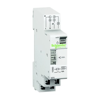 Schneider Electric Timer Light Switch 230V Modular Adjustable Timing Potentiometer Acti9