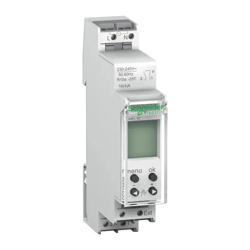 Schneider Electric Digital Acti9 DIN Rail Digital Time Switch 230V ac Acti9