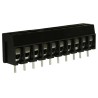 RS PRO PCB Terminal Block 10-Contact 5 mm Pitch 1 Row 250V 16A Polyamide Housing 897-0720