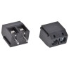 RS PRO 2-Contact PCB Terminal Block, 5 mm Pitch, 1 Row, 16 A, Screw Connection, Black Polyamide Housing 897-0736