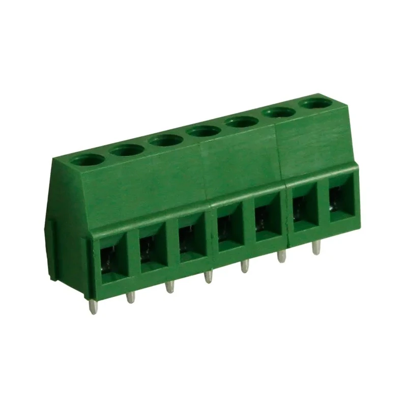 RS PRO PCB Terminal Block 7-Contact 5 mm Pitch 1 Row Polyamide Housing 10A Current 300V Voltage 897-0821