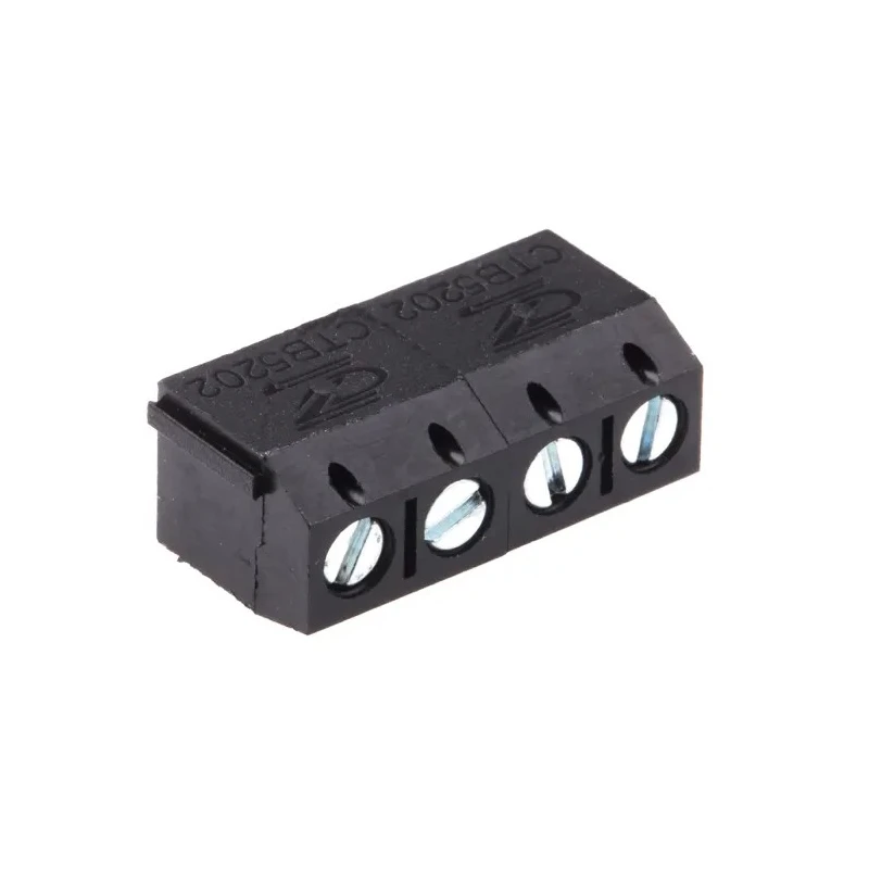 RS PRO PCB Terminal Block, 4-Contact, 5 mm Pitch, 1 Row, 16A, Screw Connection, Polyamide Housing 897-0749