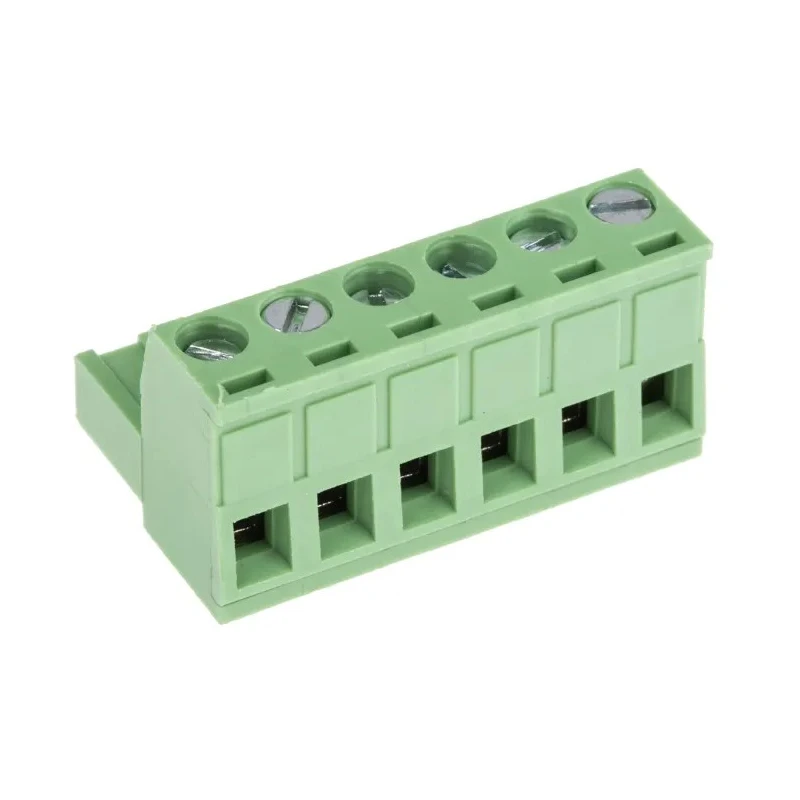 RS PRO Pluggable Terminal Block 6-Contact 5.08 mm Pitch 1 Row 300V 15A 897-1228