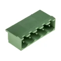RS PRO Pluggable Terminal Block 5-Contact 5.08 mm Pitch 1 Row 15A 300V Female Connector Solder Connection 897-1244