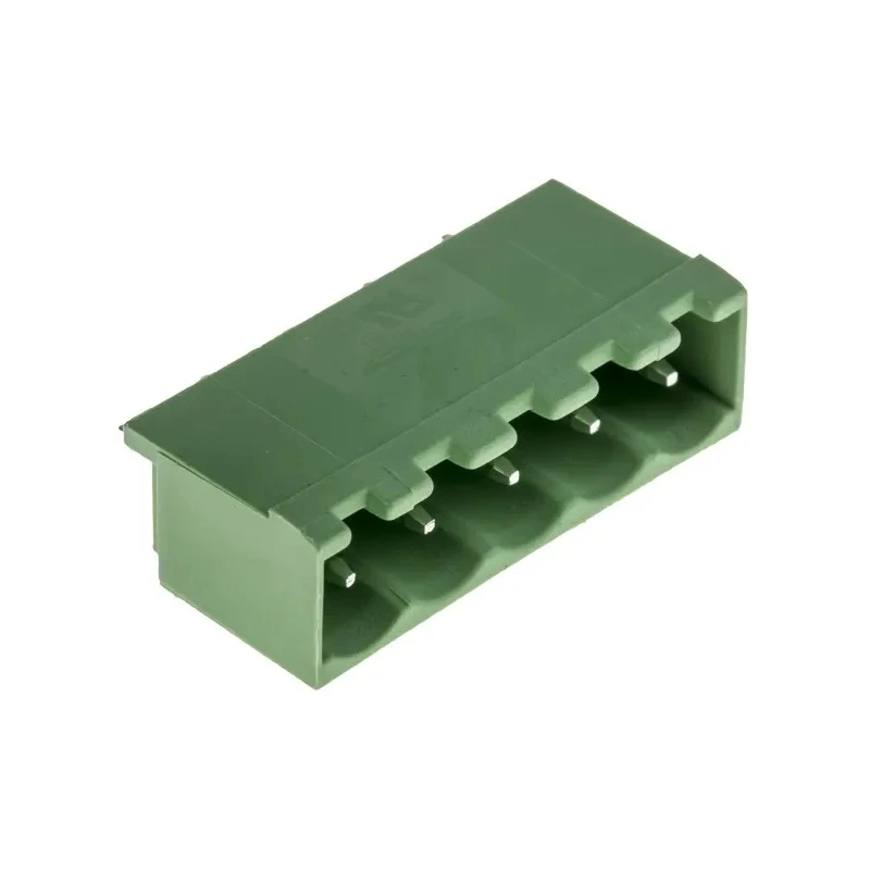 RS PRO Pluggable Terminal Block 5-Contact 5.08 mm Pitch 1 Row 15A 300V Female Connector Solder Connection 897-1244