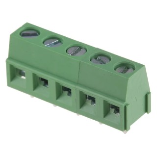 RS PRO PCB Terminal Block, 5-Contact, 5 mm Pitch, 1 Row, Screw Connection, Polyamide Housing 897-0859
