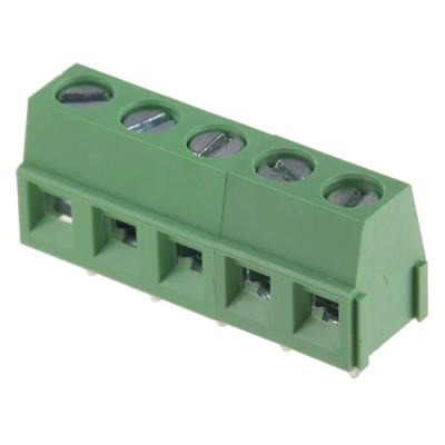 RS PRO PCB Terminal Block, 5-Contact, 5 mm Pitch, 1 Row, Screw Connection, Polyamide Housing 897-0859