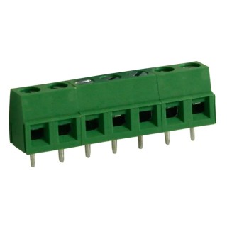 RS PRO PCB Terminal Block, 7-Contact, 5 mm Pitch, 1 Row, Screw Connection, Polyamide Housing 897-0862