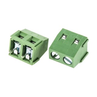 RS PRO PCB Terminal Block 2-Contact 5 mm Pitch 1 Row 300V 10A Polyamide Housing 897-0843