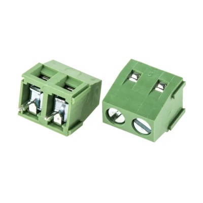 RS PRO PCB Terminal Block 2-Contact 5 mm Pitch 1 Row 300V 10A Polyamide Housing 897-0843