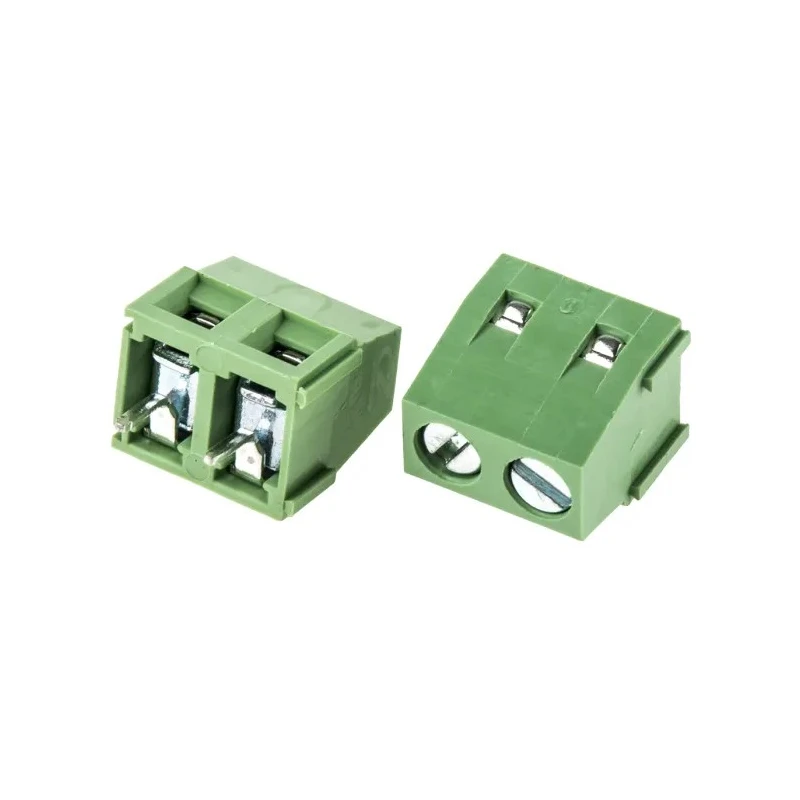 RS PRO PCB Terminal Block 2-Contact 5 mm Pitch 1 Row 300V 10A Polyamide Housing 897-0843