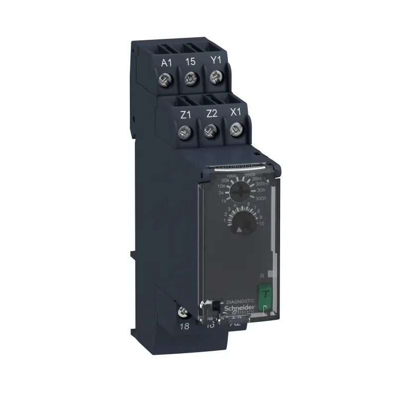 Schneider Electric Harmony Time Series DIN Rail Timer Relay, 1-Contact SPDT, ON Delay, 24 to 240 V AC/DC, 8A RE22R1MAMR