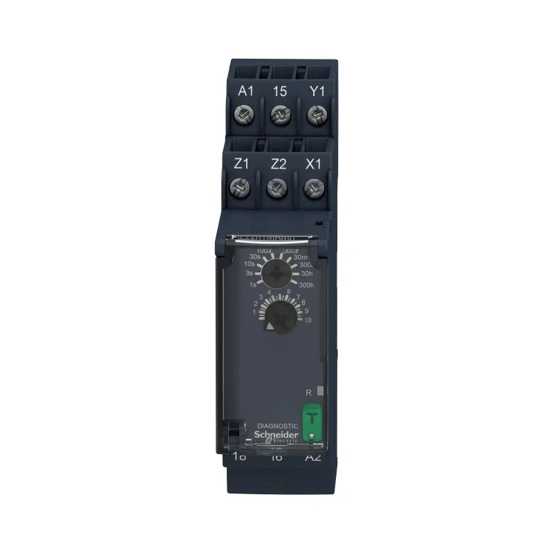 Schneider Electric Harmony Time Series DIN Rail Timer Relay, 1-Contact SPDT, ON Delay, 24 to 240 V AC/DC, 8A RE22R1MAMR