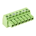 RS PRO Pluggable Terminal Block, 7-Contact, 3.81 mm Pitch, 1 Row, 125V, 8A, Polyamide Housing 897-1098