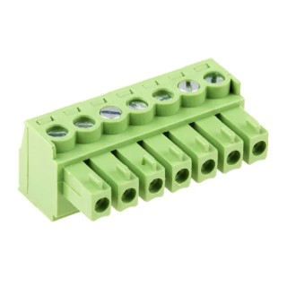 RS PRO Pluggable Terminal Block, 7-Contact, 3.81 mm Pitch, 1 Row, 125V, 8A, Polyamide Housing 897-1098