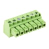 RS PRO Pluggable Terminal Block, 7-Contact, 3.81 mm Pitch, 1 Row, 125V, 8A, Polyamide Housing 897-1098