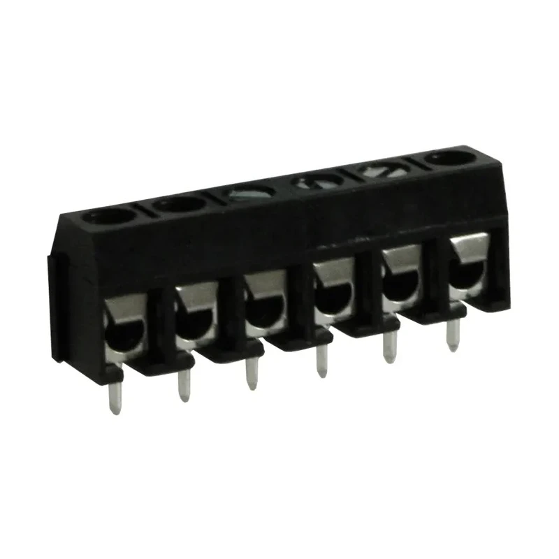 RS PRO PCB Terminal Block, 6-Contact, 5 mm Pitch, 1 Row, 250V, 16A, Polyamide Housing 897-0746