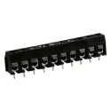 RS PRO PCB Terminal Block 10-Contact 5 mm Pitch 16A Screw Connection Polyamide Housing 897-0761