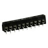 RS PRO PCB Terminal Block 10-Contact 5 mm Pitch 16A Screw Connection Polyamide Housing 897-0761